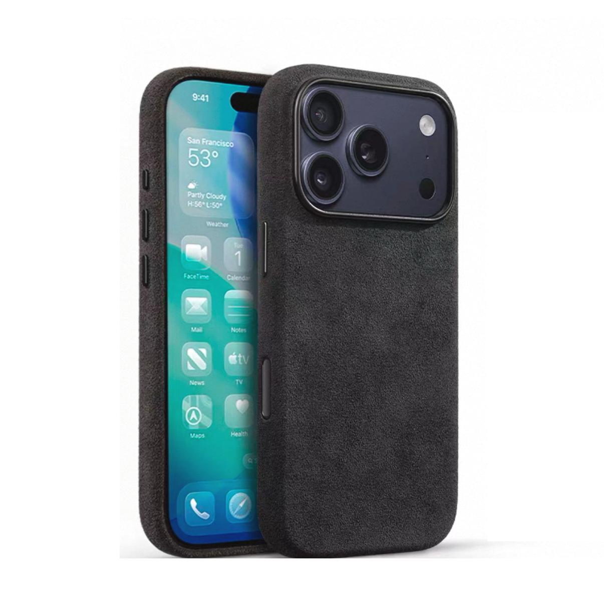 For iPhone 18 Pro Max Alcantara