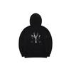 MLB Basic Logo New York Yankees Logo Print Plaid Lined Hoodie Unisex hoodies Black 3AHDC0114-50BKS