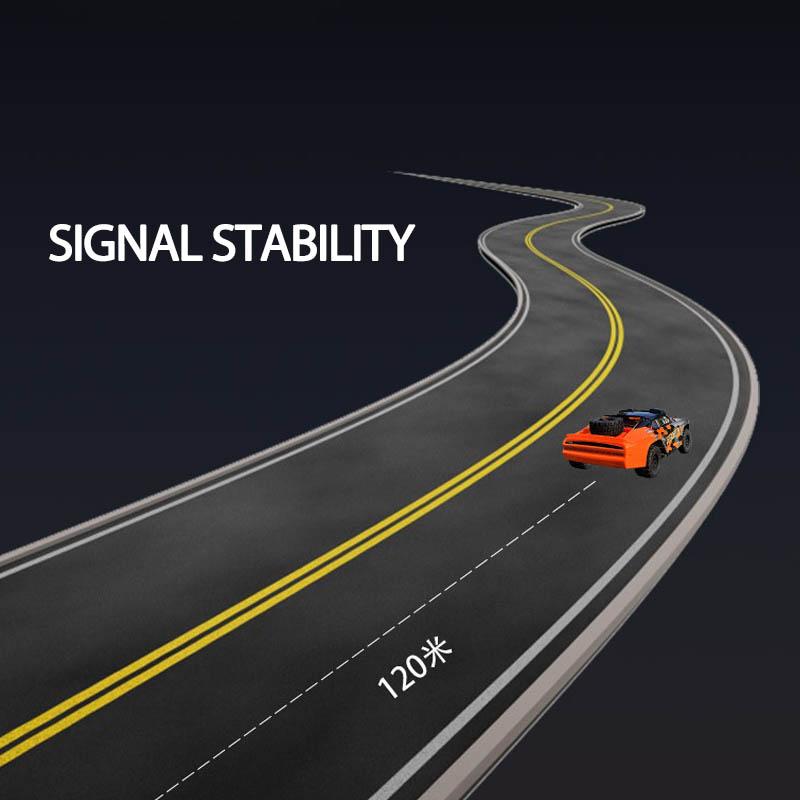 2.4G 3CH RC Controller Radio Transmitter Adjustable W/ Receiver for RC Car