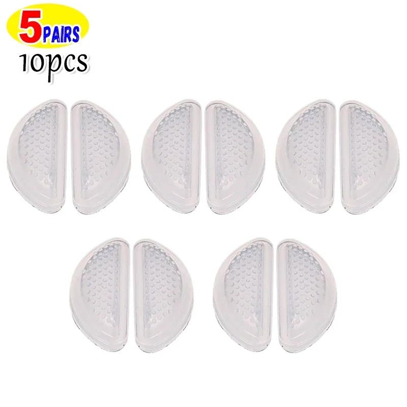 Silicone Glasses Nose Pads Soft Non Slip Air Cushion Nose Holder Transparent Invisible Self Adhesive Sticker Eyewear Accessories