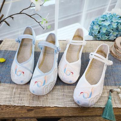 Xianlu, a New Product In Summer, Han Elements, Mercerized Satin, Retro Cheongsam, Ancient Dress Shoes, Hanfu Shoes, Women's Single Shoes.