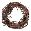 Dekoration aus falschem rostigem Stacheldraht Halloween Stacheldraht Requisiten Weihnachtsbaum Hängende Dekorationen Rostiger Stacheldrahtkranz