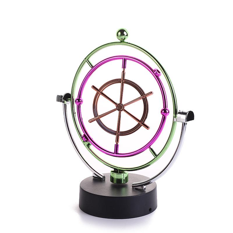 Modern Minimalist Newton's Pendulum Ornament: Celestial Swinger for Study Decor and Unique Birthday Gift.