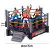 Crossfighter Gladiator Ring Set: Children's Wrestler Figurine Toy Model