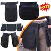 Portable Tool Belt Pouch Adjustable Waist Tool Pouch Bag Multi-function Hardware Storage Pocket for Gardening Plumbing Woodwork