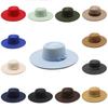 Wool Felt Bowler Hat With Wide Brim For Men And Women Outdoor Sun Protection