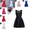 New Princess Style Sleeveless A-line Dress With Flattering Fit And Charming Accessories