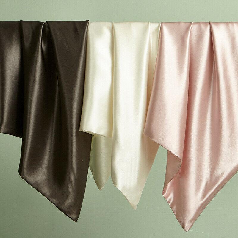 50x80cm Mulberry Silk Pillow Towel Pillowcase Bedding Sleeping Pillow Cover Real Silk Protect Hair Skin Pillow Towel