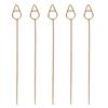 40 PCS Floral Card Holder Picks Gold Cone Shaped Gift Card Bouquet Holders for Photos Memo 150MM