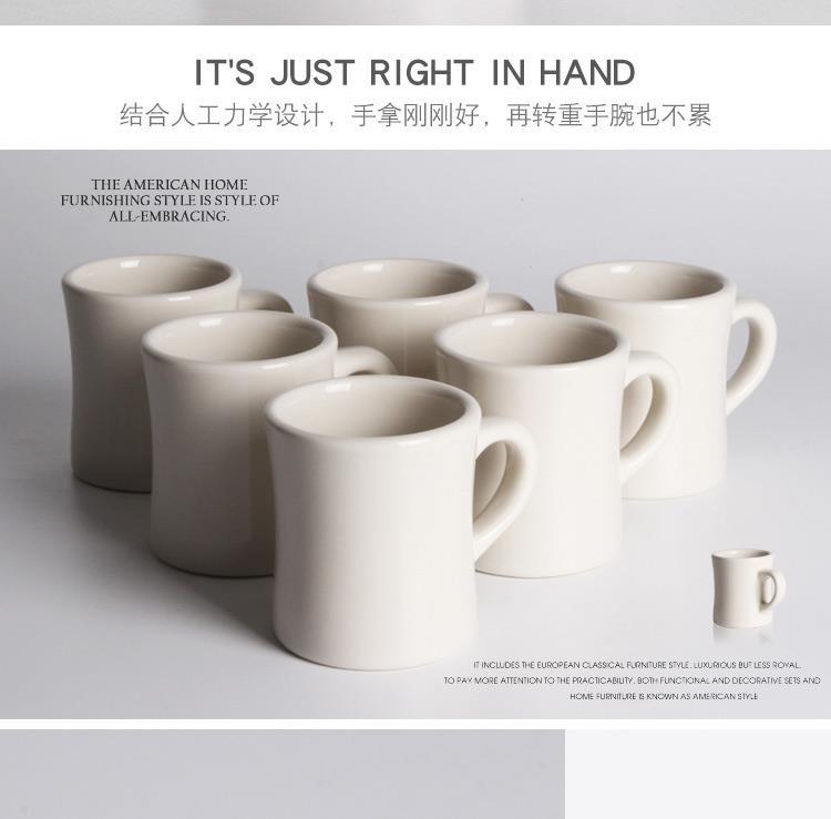 Brief White Mug Ceramic Bear Coffee Cup