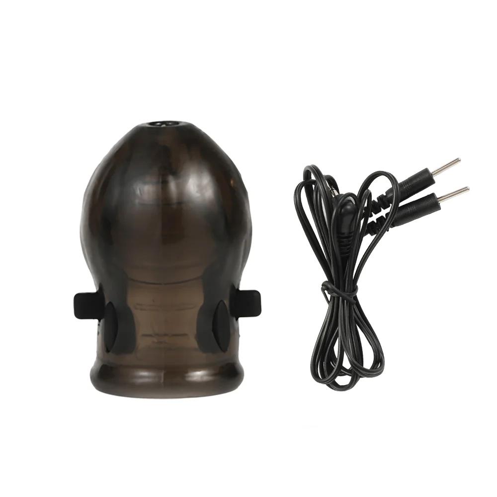 Electro Shock Penis Massager Vibrators Glans Vibrator Penis Trainer Ring Delayed Ejaculation Penis Vibrator Sex Toys for Men