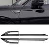 Car Stainless Steel SUV Body Front Door Side Fender Trim Emblem Sticker Cover Accessories Badge Strip Stripe Decal Decor