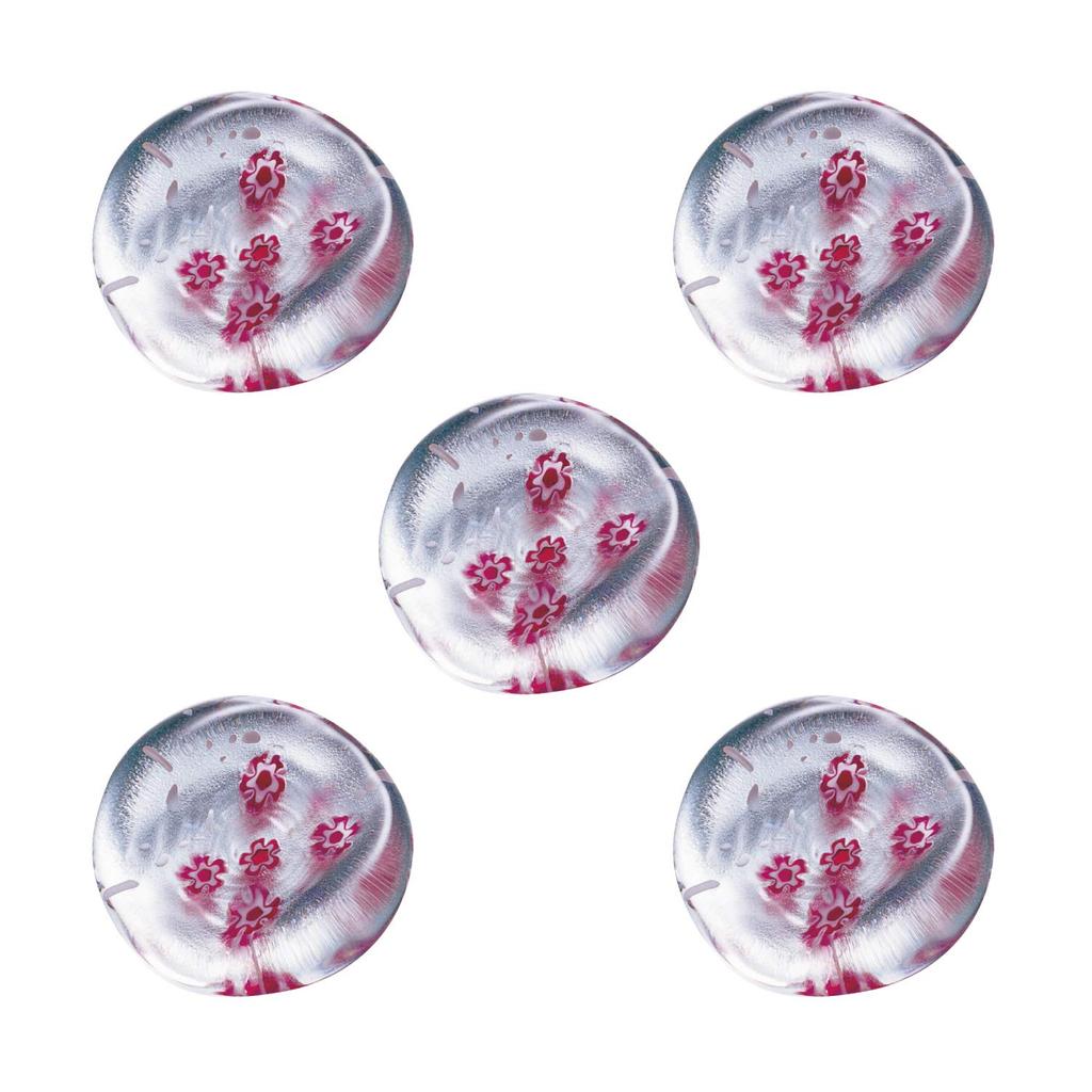 Aderia Tsugaru Biidoro Spring Chopstick Cherry Blossom Set of Made in Stylish and Cute Glass Gift for Housewarming Wedding Small Gifts for Retirement