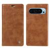 Premium Leather Strong Magnetic Phone Case for Google Pixel 9 Pro Pixel 8 8 Pro 9A 8A 7A Pixel 6 6A Pro Kickstand Wallet Case with Card Slots