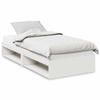 VidaXL Daybed with Mattress White 90x190 Cm Solid Pine Wood, Sofa Bed, Rest Sofa Bed, Sleepover Bed, 3324602