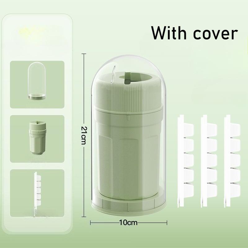 Ice Twister 30 Grids Square Reusable Ice Cube Mold Ice Tray with Rotatable Cup and Dust Cover for Drink, Juice, Whiskey