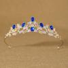Shimmering Crystal Bridal Crown Secure Fit Hairpiece Alloy Texture Perfect for Birthdays Balls Proms Special Occasions