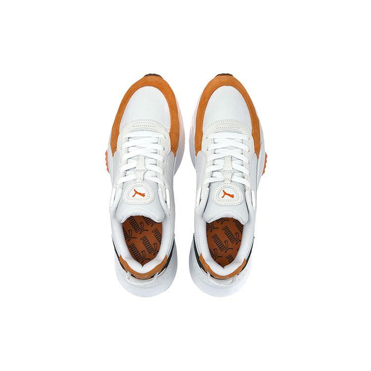 Puma Wild Rider Rollin Unisex White Vibrant Orange 381517-08