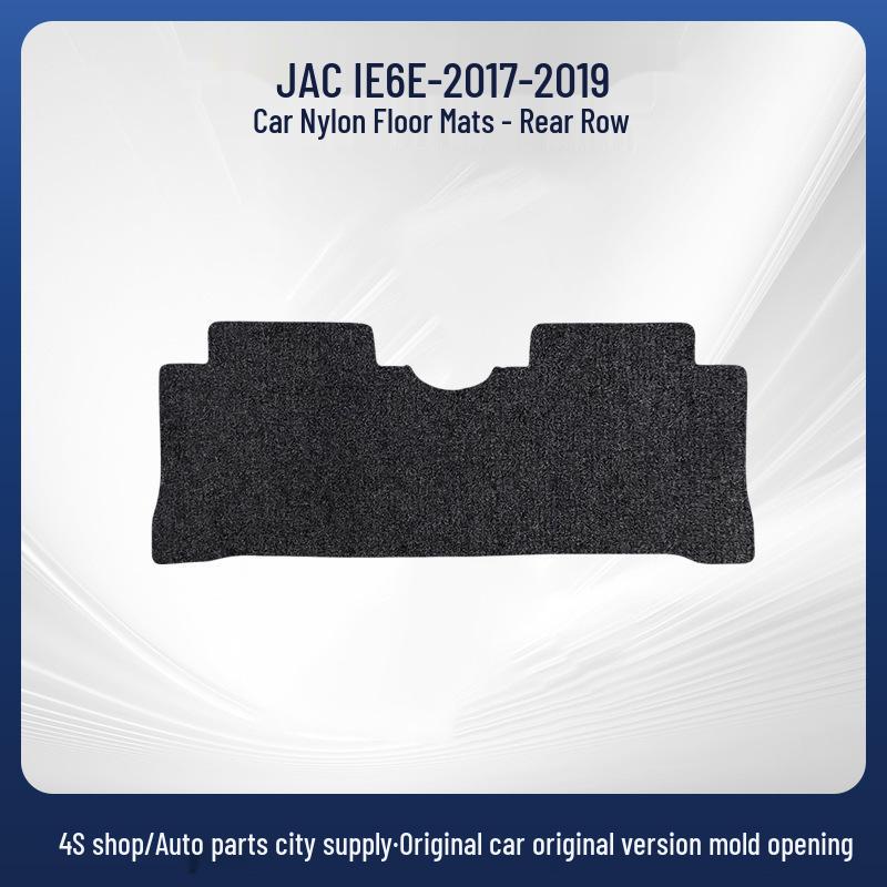 Black Nylon Floor Mats for JAC iEV6E (2017-2019)
