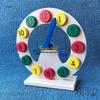 Montessori Beaded Counting Frame & Magnetic Maze Board with Clock & Geometric Lacing – Early Education Toy Set for Kids.