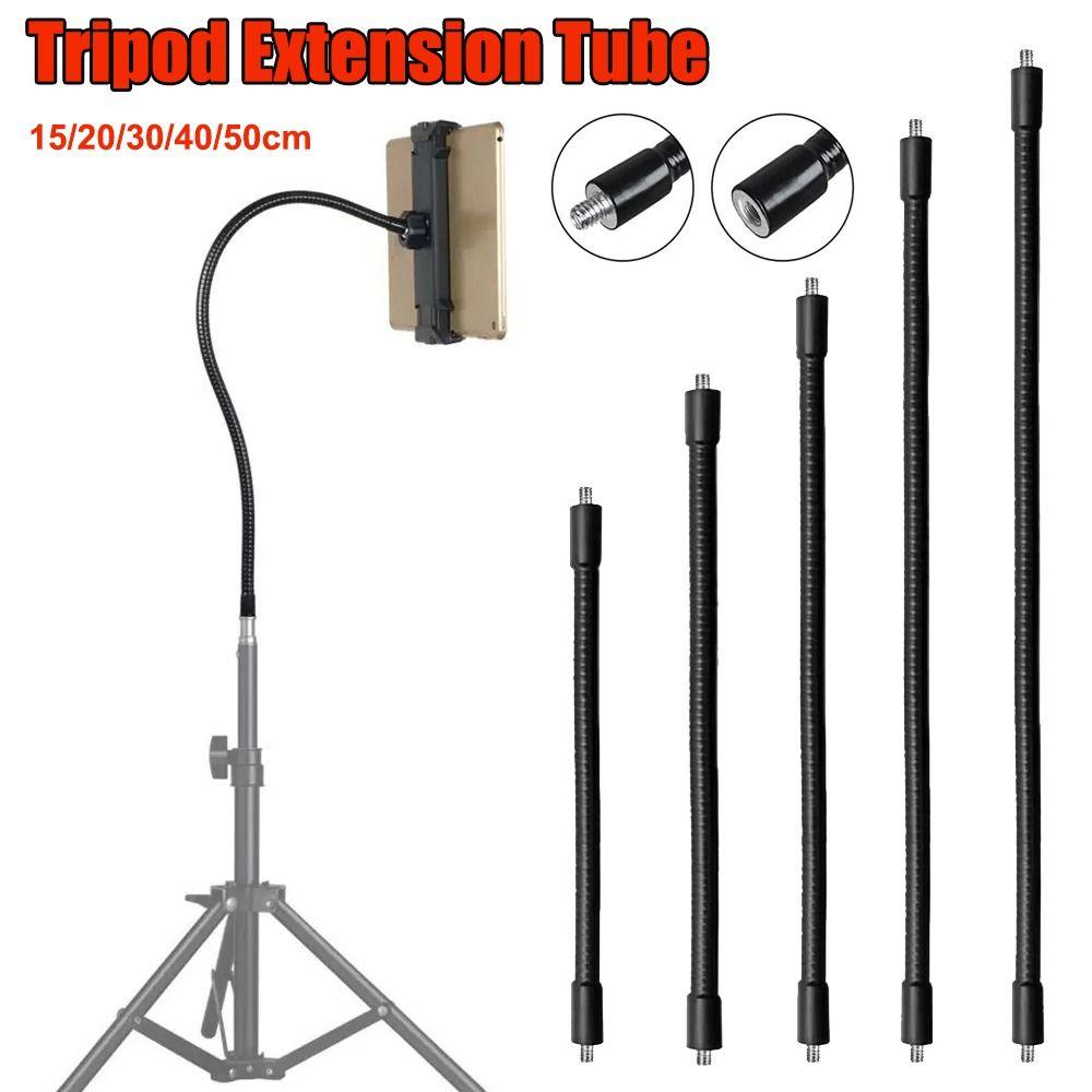 New Metal Monopod Metal Tube Rod Flexible With 1/1inch Screw Selfie Stick Stands Lightweight Tripod Extension Arm SLR Cameras