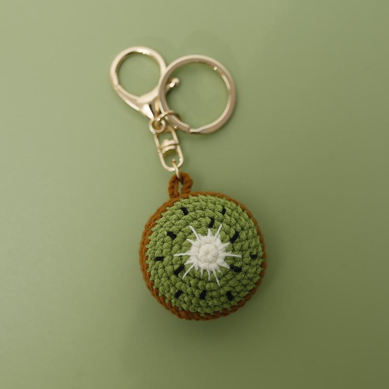 Handmade Summer Fruit Pendant Yarn Keychain