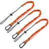 AIMOONSA Retractable Safety Straps – Pack of 3, Orange Nylon, 80–110 Cm, Capacity 6.8 Kg
