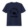 Easily Distracted by Possums T Shirt Funny Possum Lover Cute Quirky Animal Vintage Washed Slightly Top For Everyday Wear Soft