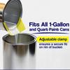 1pc Paint Can Spout, Fits All Pint, Quart Painting Cans, All In One Pouring Accessory,Paint Brush Holder,Paint Bucket Attachment