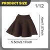 1/12 Action Figure Clothes Doll Short Skirt Fits 6 inch Female Figures Body Miniature