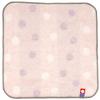Nishio Imabari Towel Certified Hand Towel, Made In Japan, 100% Cotton, 20cm, Double-Sided Pile, Absorbent, Polka Dot Pattern, Pink, Gift, Present