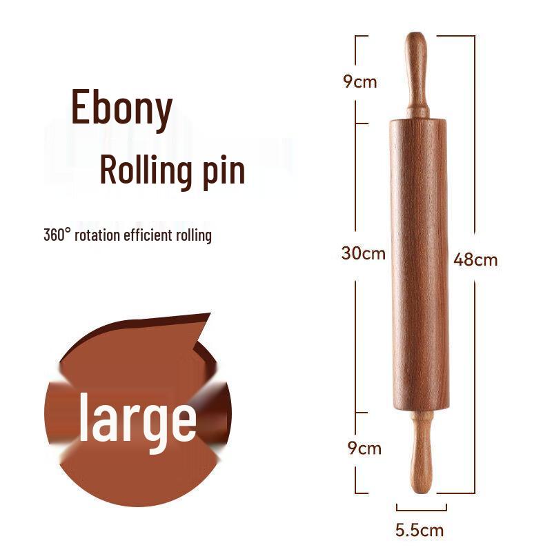 Biaoxing Natural Ebony Wood Rolling Pin