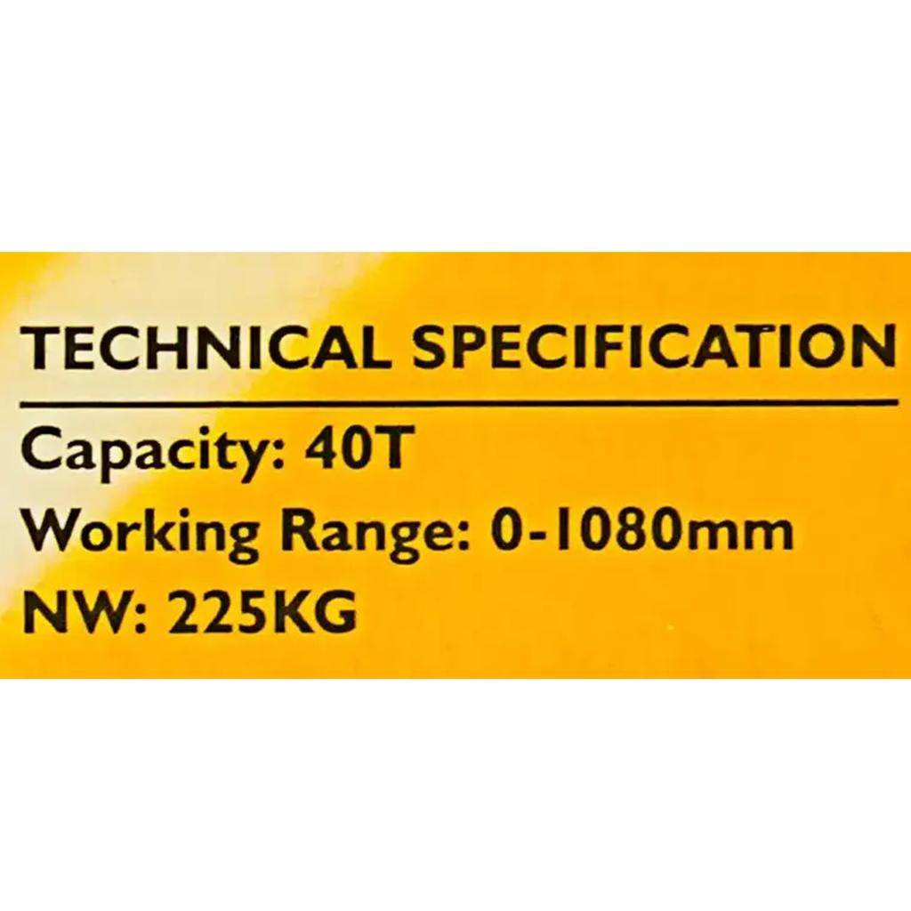 JCB 40T Hydraulic Workshop Floor Press with Pressure Gauge