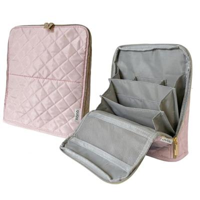 Pen Case with Multiple Vertical Stationery Gadget and Large-capacity, Self-standing Pockets, Multi-functional, Design, Pouch, Pouch, Quilted, Stylish,