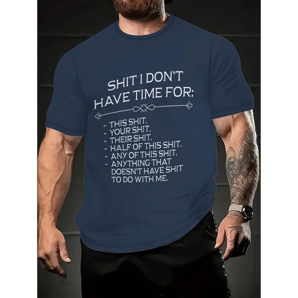 Suitable For Daily Wear Plus Size Unisexs Casual Short Sleeve Casual Athletic Tshirt