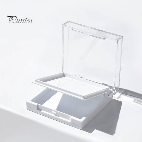 Acrylic Double Layer Empty Press On Nails Packaging Box Transparent Lid Nail Display Box Nail Tips Storage Case for Home Portable Nail Art Organizer