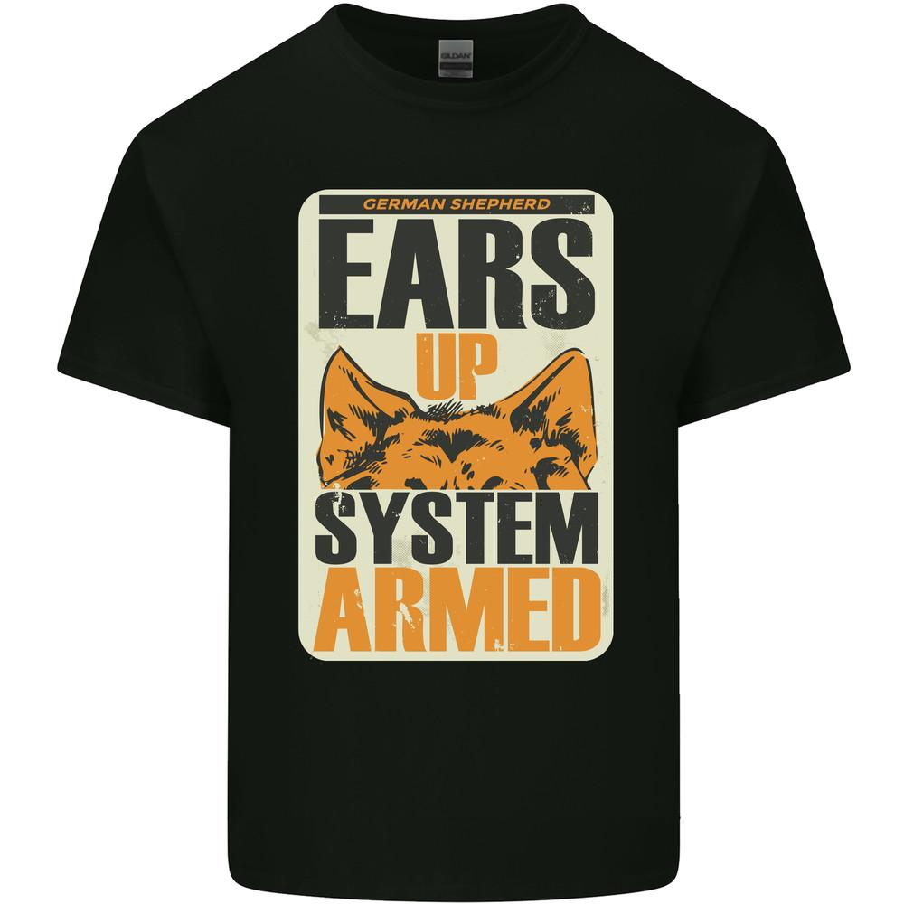 German Shepherd System Armed Mens Light Cotton T-Shirt Unisex T-Shirt XL