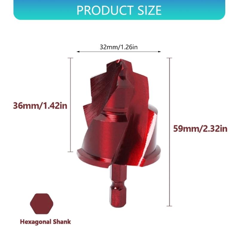 Spirals Lifting Drill Bit For Pipe Installation 20-50mm Diameter Enhanced Cutting Efficiency