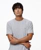 LIMELIGHT APPAREL Athlete Standard Fit T-Shirt (Grey Melange/Grey)