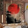 Japanese Samurai Cartoon Tapestry For Living Room Home Dorm Decor INS Home Decor