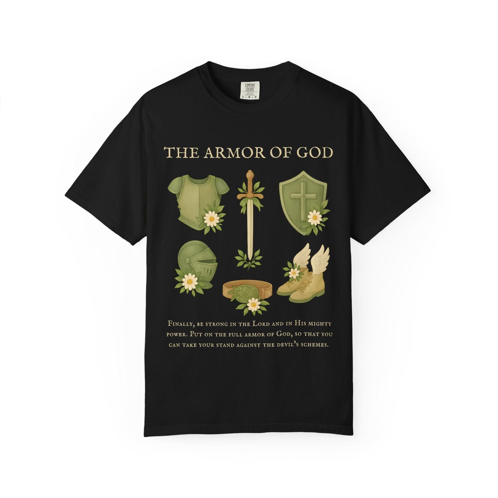 Armor of God shirt, Christian Tee, Adult Baptism Gift, Bible Verse t-shirt XXXXL
