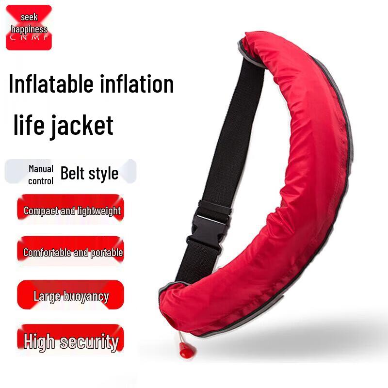 CNMF Manual Inflatable Waist-Belt Life Vest