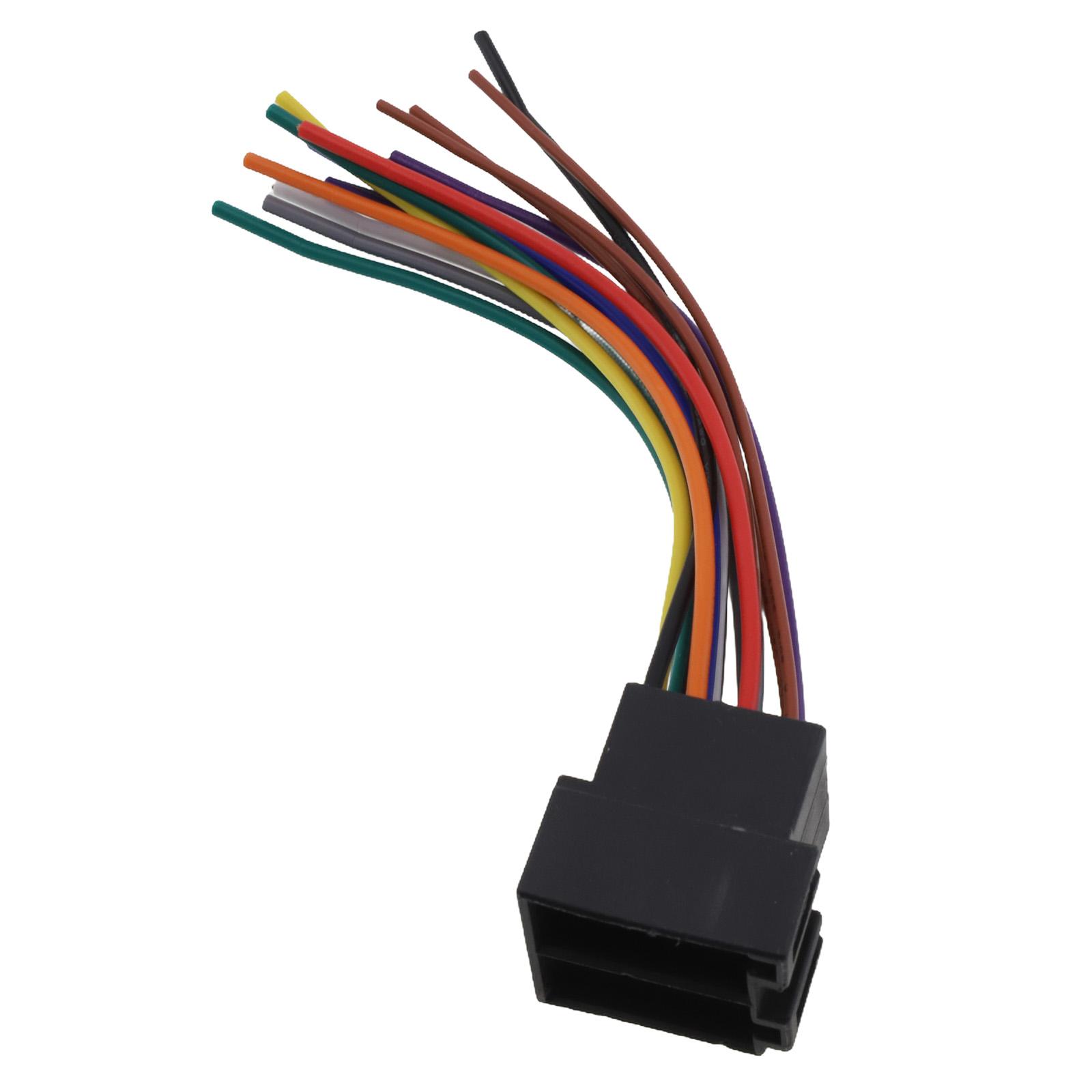 

1 Pcs Car Power Adapter Auto Replacement Male For ISO Connector Radio Cable Harness Radio Antenna Stereo Wiring Harness