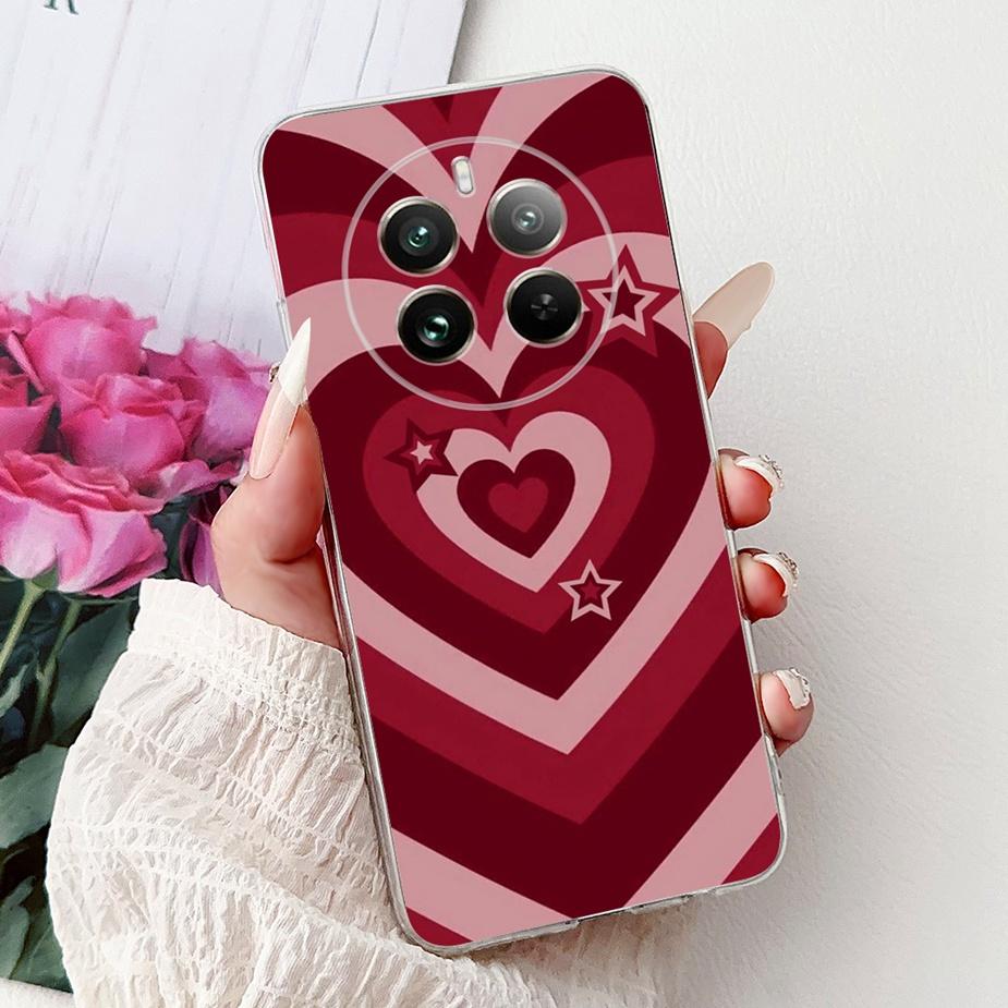 For Realme 12 Pro Plus Case RMX3840 Cute Cat Lucky Koi Painted Cover Soft Slim Phone Case For Realme 12 Plus Realme12 Pro+ Shell