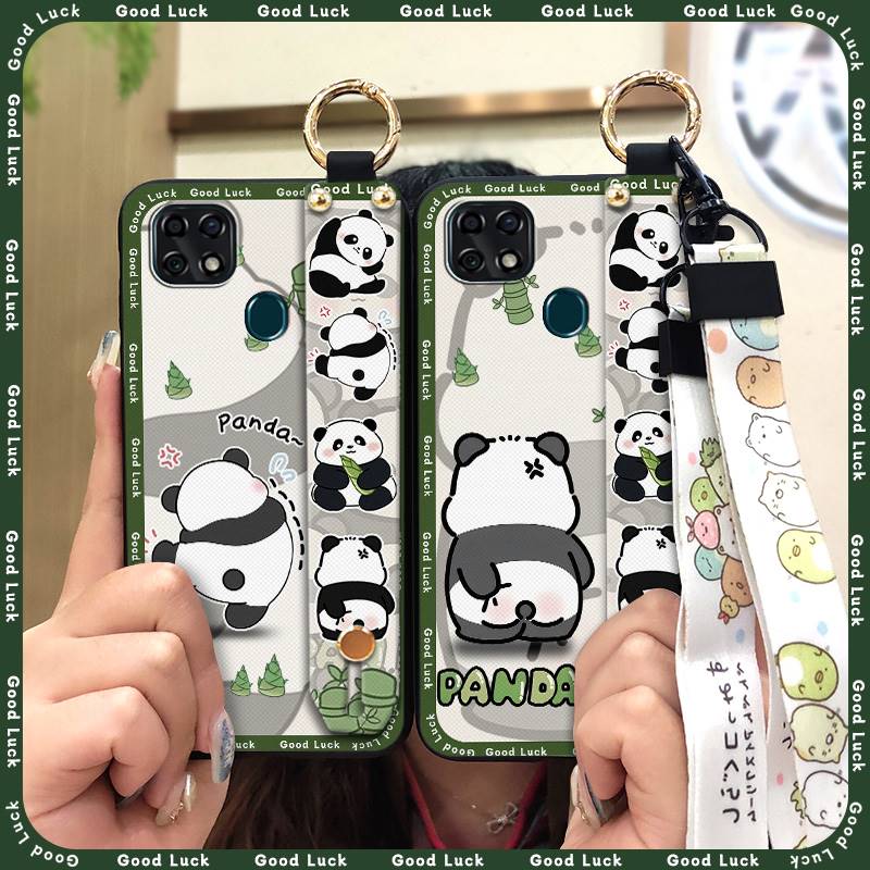 Kickstand Wrist Strap Phone Case For ZTE Blade V2020 Vita/Blade20 Smart/10 Smart Anti-knock Cartoon Soft case Waterproof