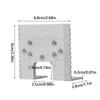 Precision Magnetic Hardware Tool Door hinge Jig Door Hinge Cut Out Tool for Installation Indoor Outdoor Home Garage Workshop