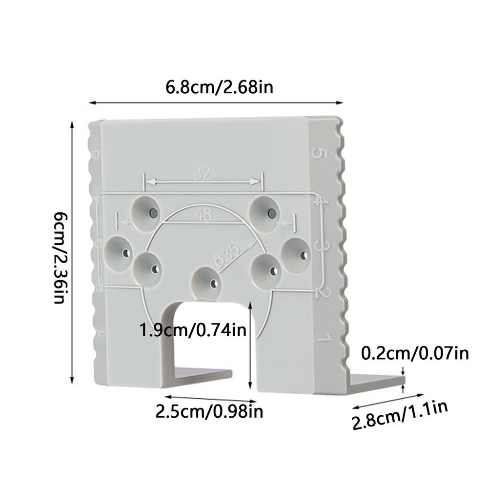 Precision Magnetic Hardware Tool Door hinge Jig Door Hinge Cut Out Tool for Installation Indoor Outdoor Home Garage Workshop