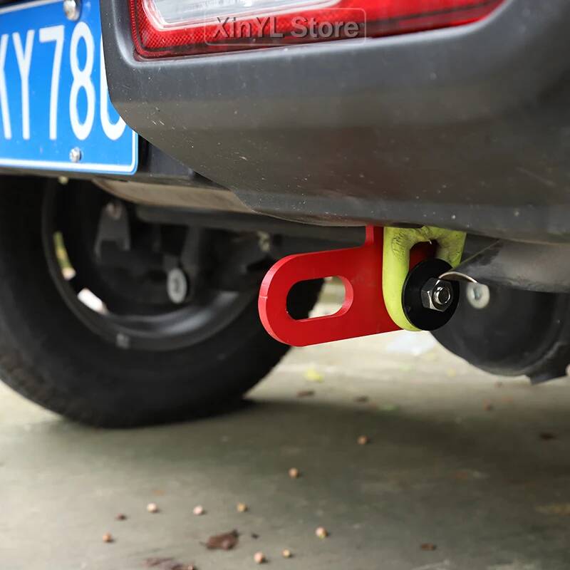 Car Trunk Front Rear Bumper Bar Towing Trailer Hook For Suzuki Jimny 2019 Up Car Accessories Red