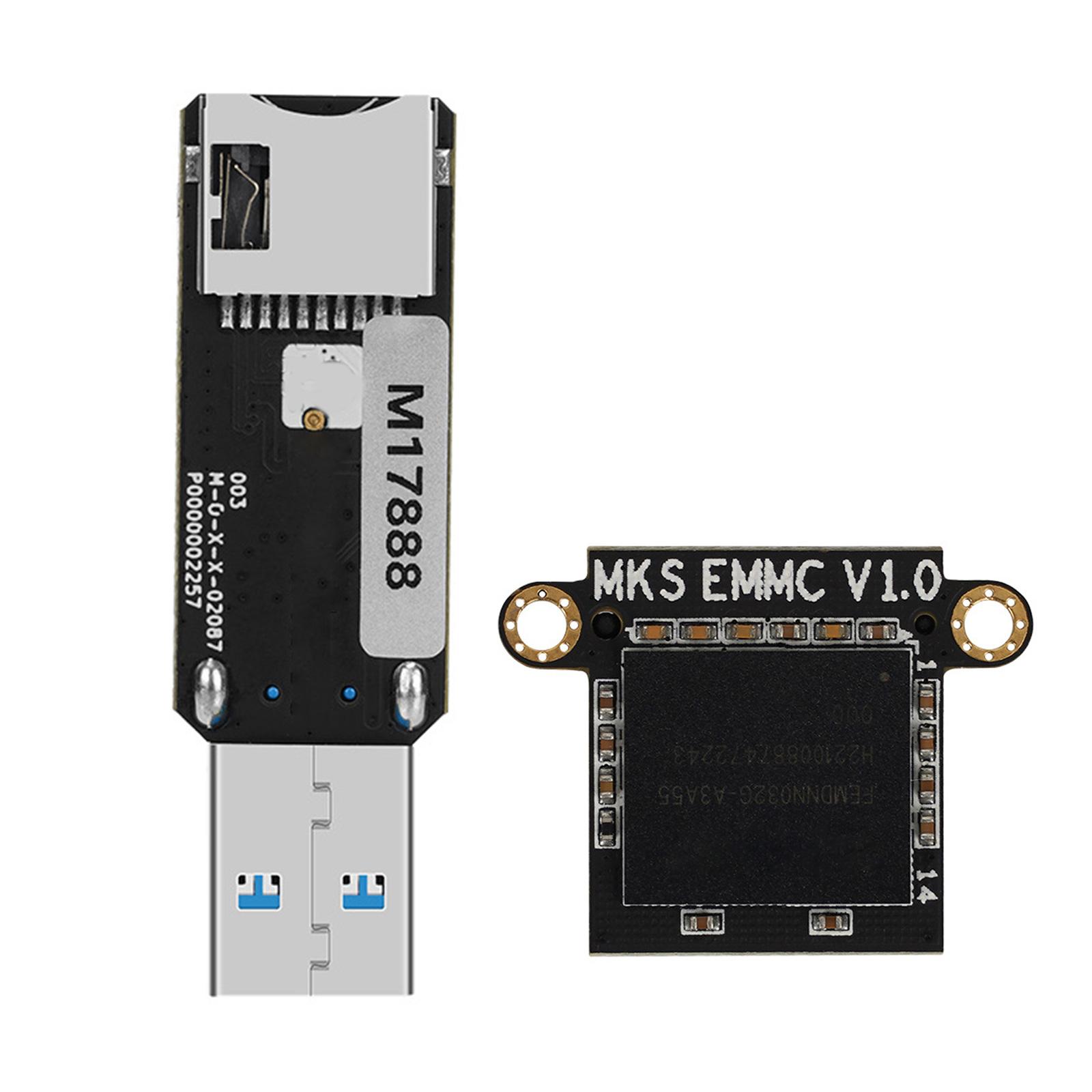 

Швидкошвидкісний адаптер MKS EMMC USB3.0 MKS EMMC-ADAPTER V2 для модуля EMMC 32Gb Memory Card