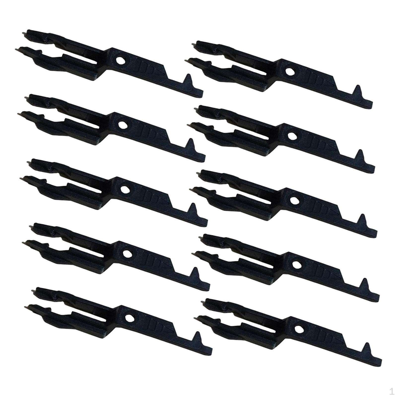 

10 шт. Ключи для проверки пожарной сигнализации Портативная аварийная кнопка Сломана для всех версий чёрный